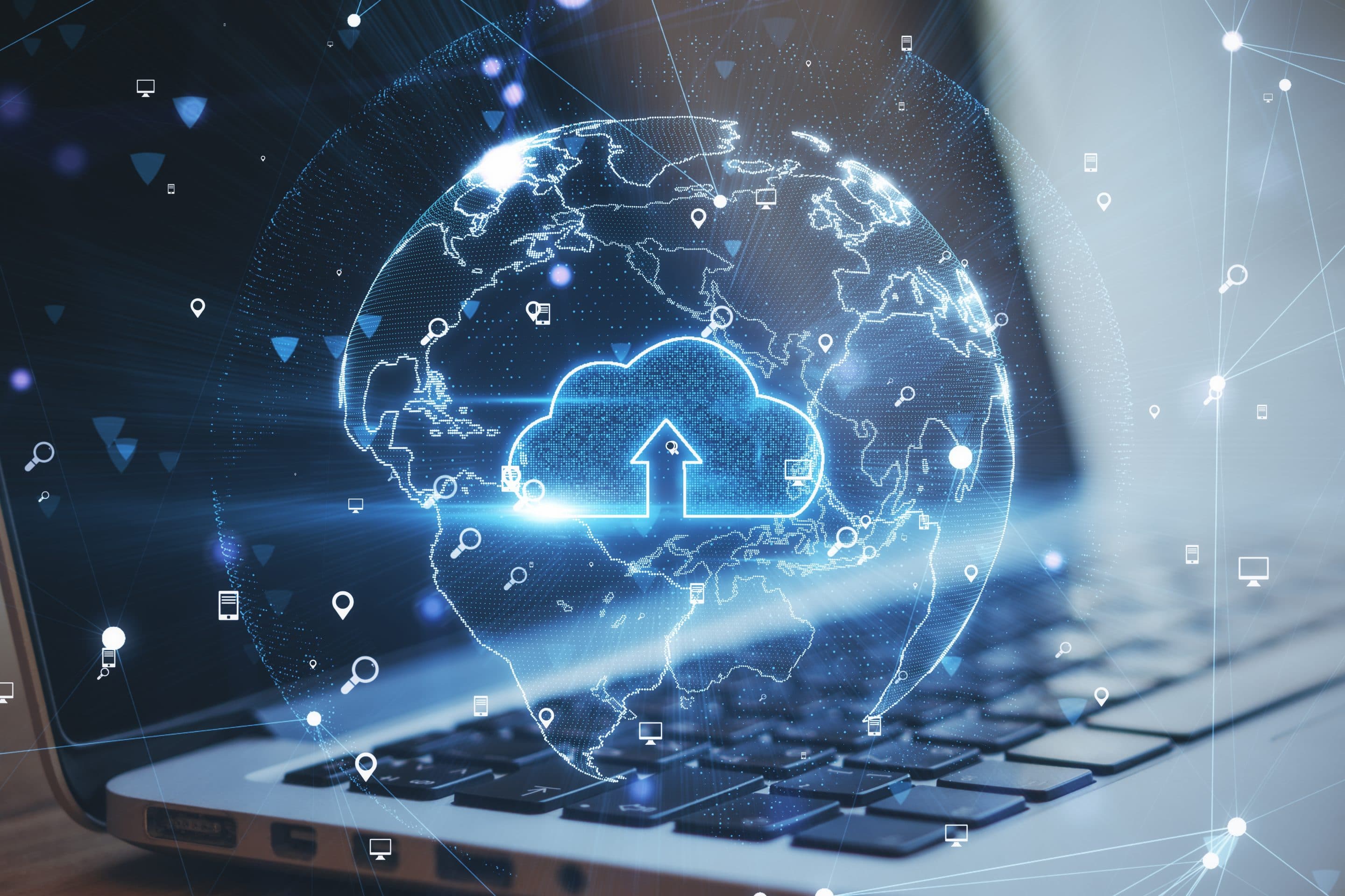 The front of an elevator for a business